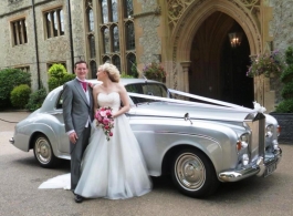 Classic Silver Rolls Royce in Wimbledon